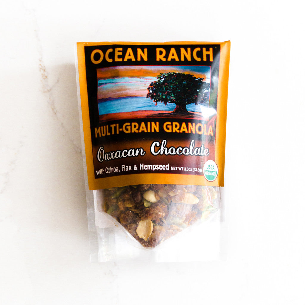 Ocean Ranch Organic Granola made in Santa Barbara CAlifornia by a woman owned business