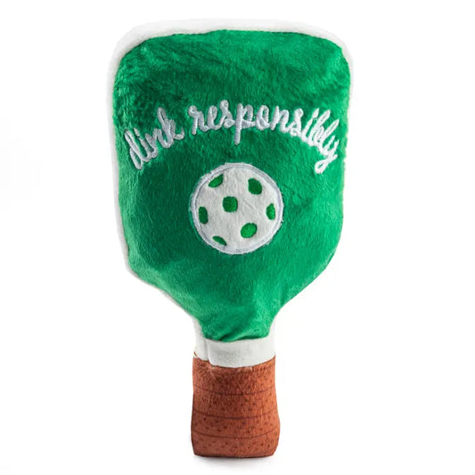 Green Stripe Pickleball Paddle for Dogs