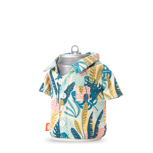 Can Koozie - Pastel Aloha Shirt