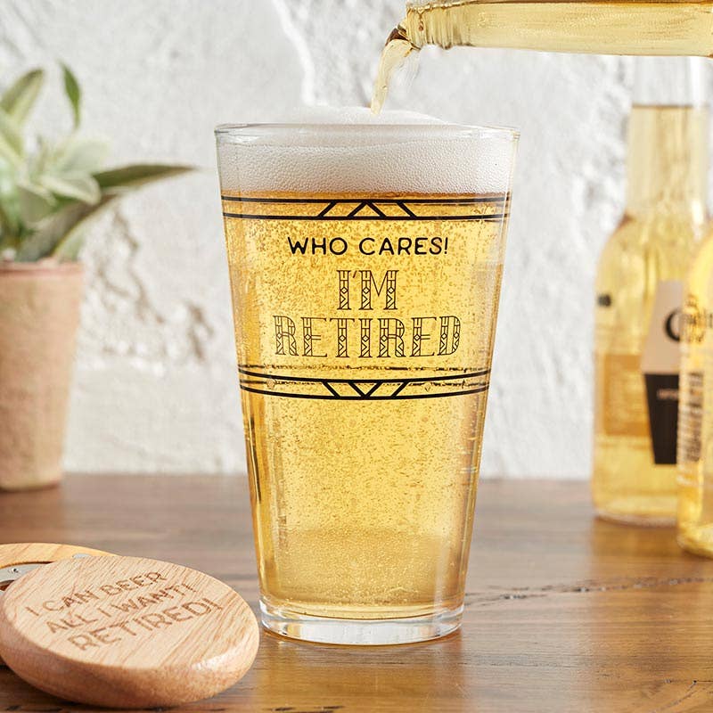 Retirement Pint Glass