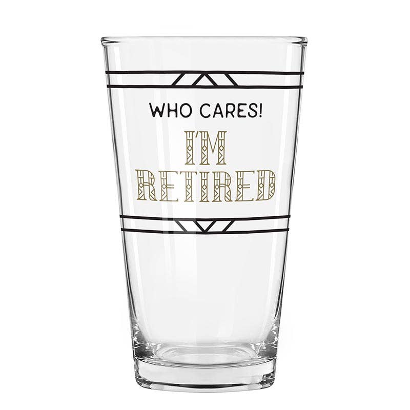 Retirement Pint Glass