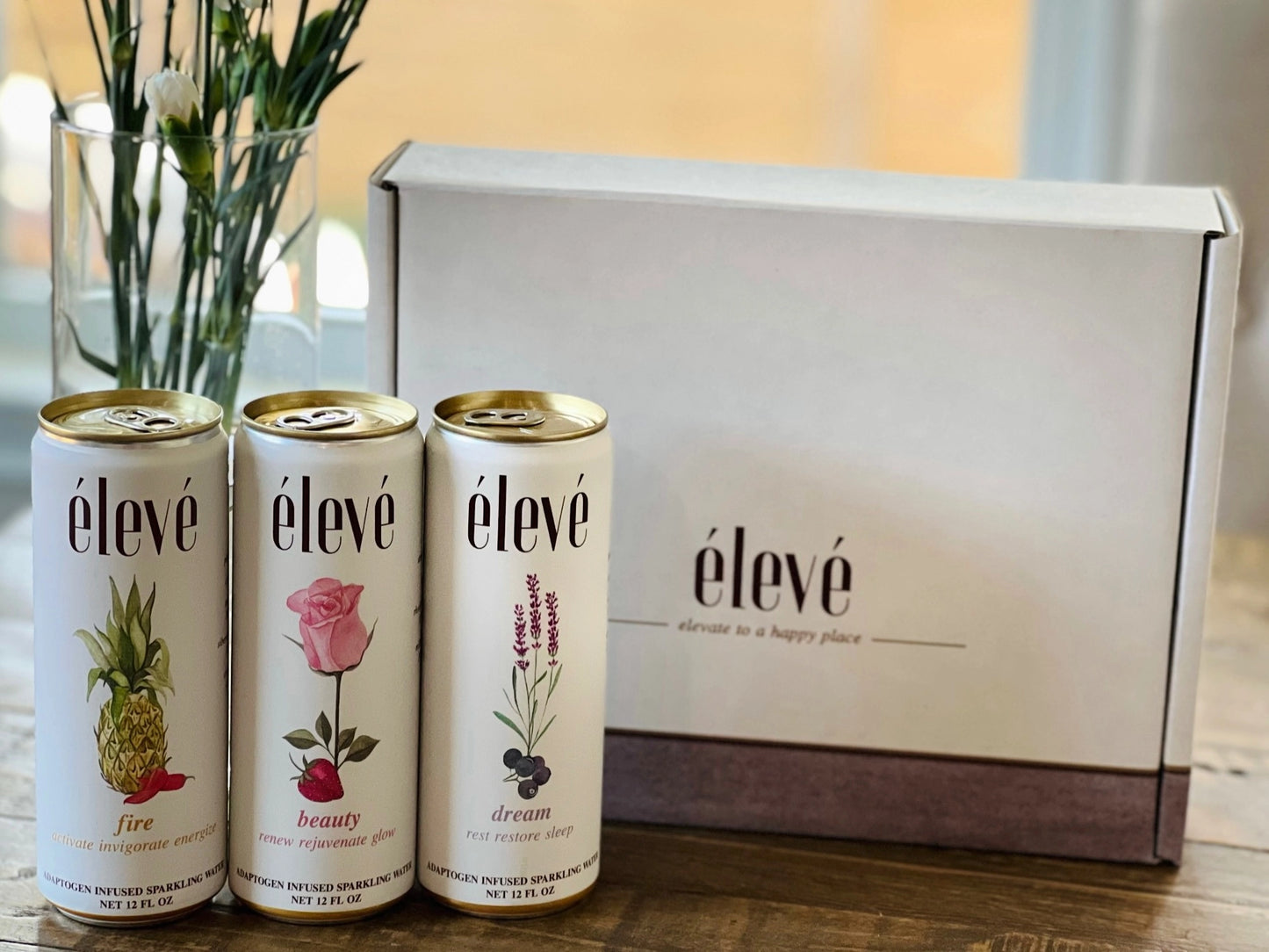 Élevé - Sparkling Water Infused with Adaptogens