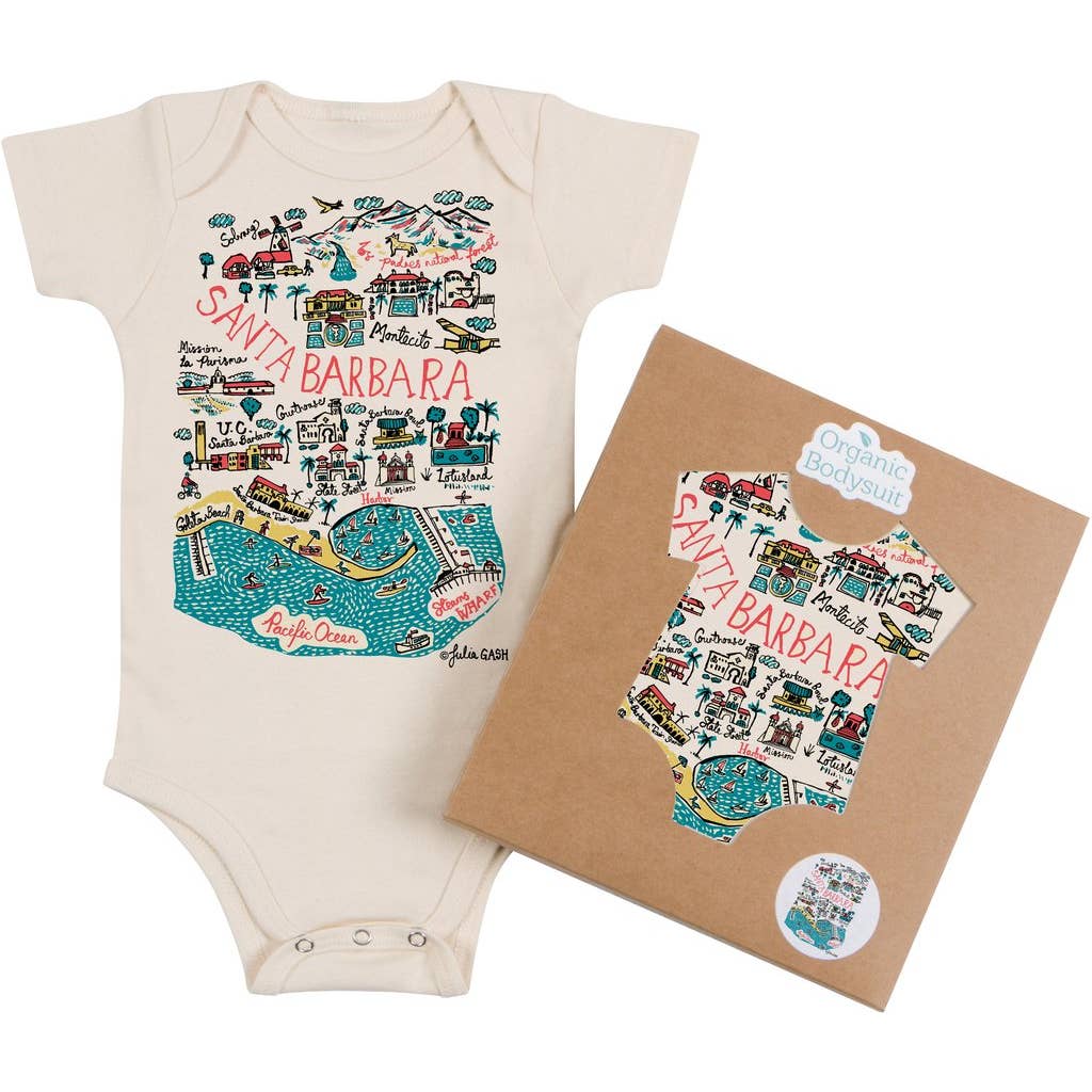 Santa Barbara Baby Onesie