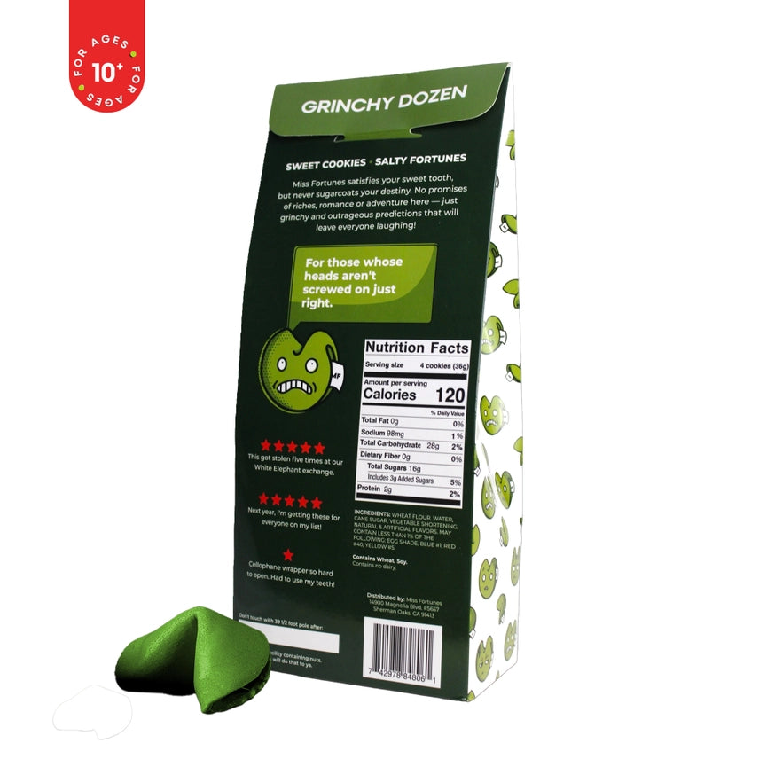 Miss Fortune Cookies- Grinchy Dozen