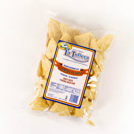 La Toltecca Tortilla Chips made in Santa Barbara California