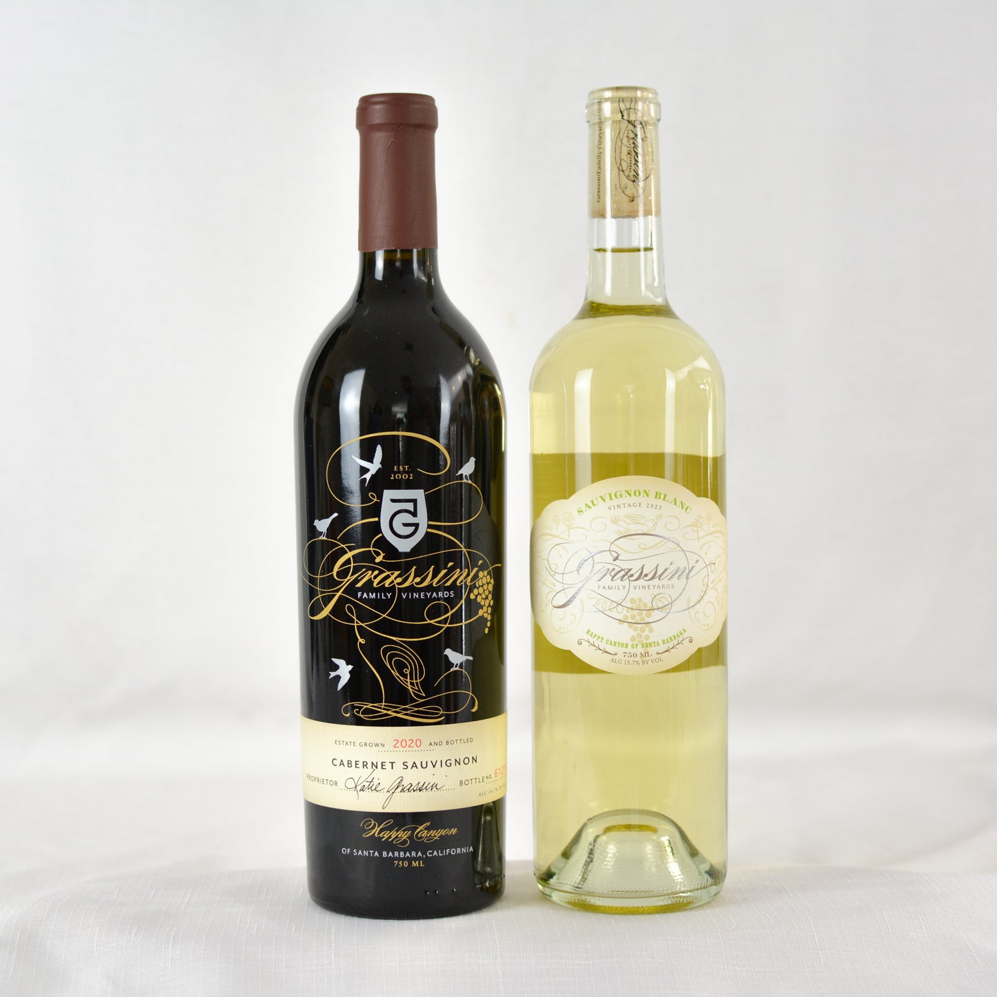 Two Bottle Grassini Sauvignon Blanc & Cabernet Gift Box